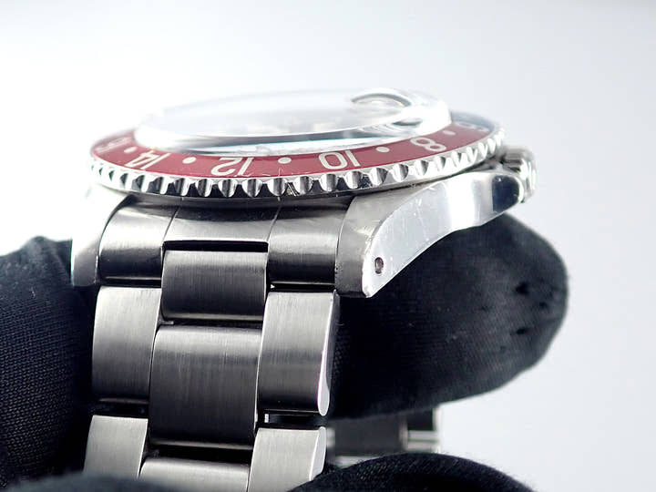 ロレックス GMTマスター Ref.1675 ブラック文字盤 中古 gmt-master-180 オイスターブレスレット