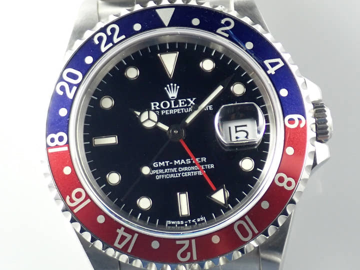 ロレックス GMTマスター Ref.16700 ブラック文字盤 中古 gmt-master-181 オイスターブレスレット