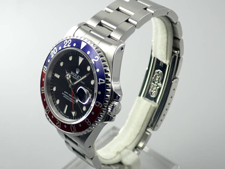 ロレックス GMTマスター Ref.16700 ブラック文字盤 中古 gmt-master-181 オイスターブレスレット