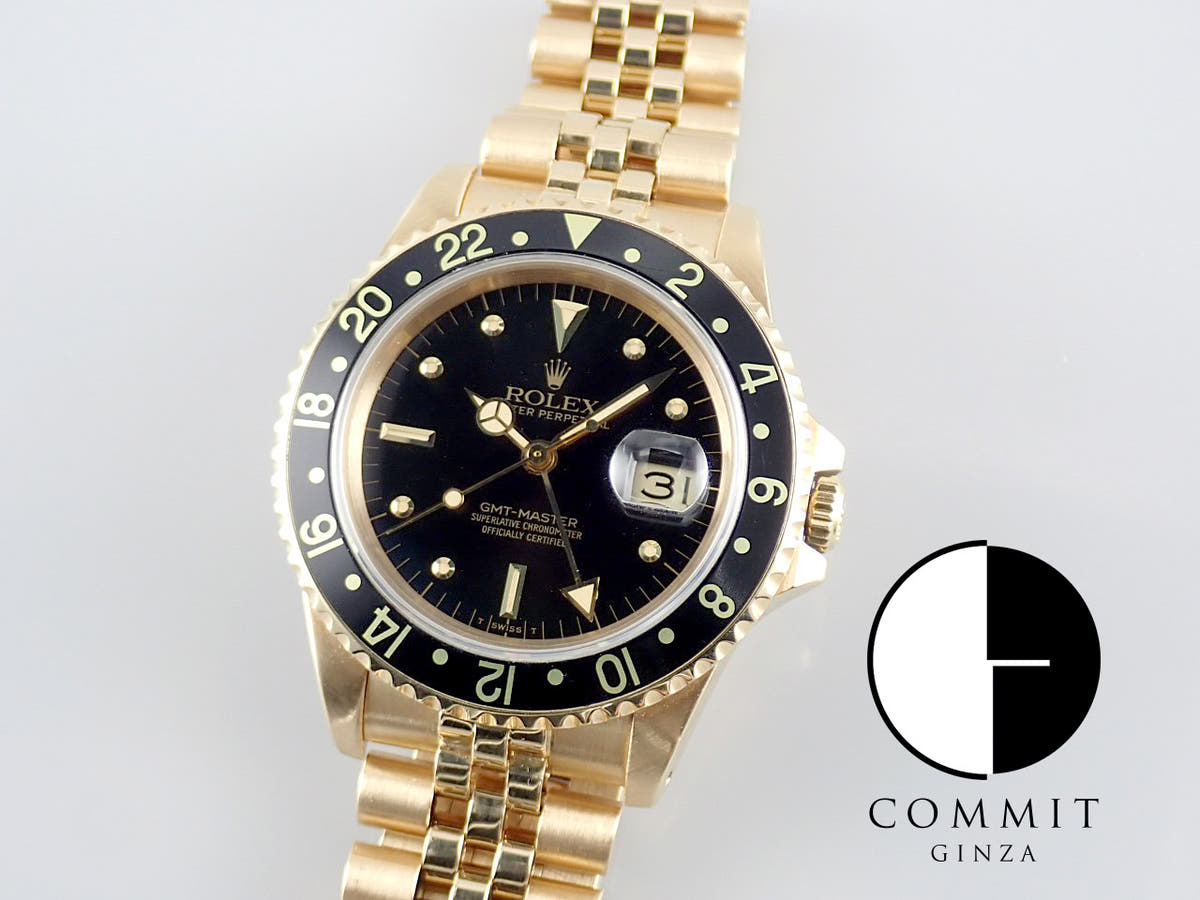ロレックス GMTマスター Ref.16758 ブラック文字盤 中古 gmt-master-183