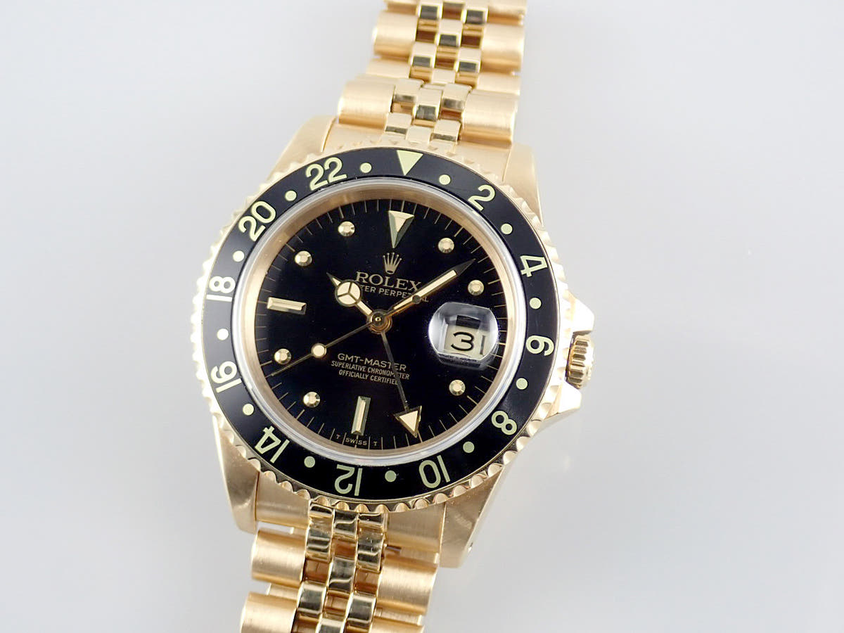 ロレックス GMTマスター Ref.16758 ブラック文字盤 中古 gmt-master-183