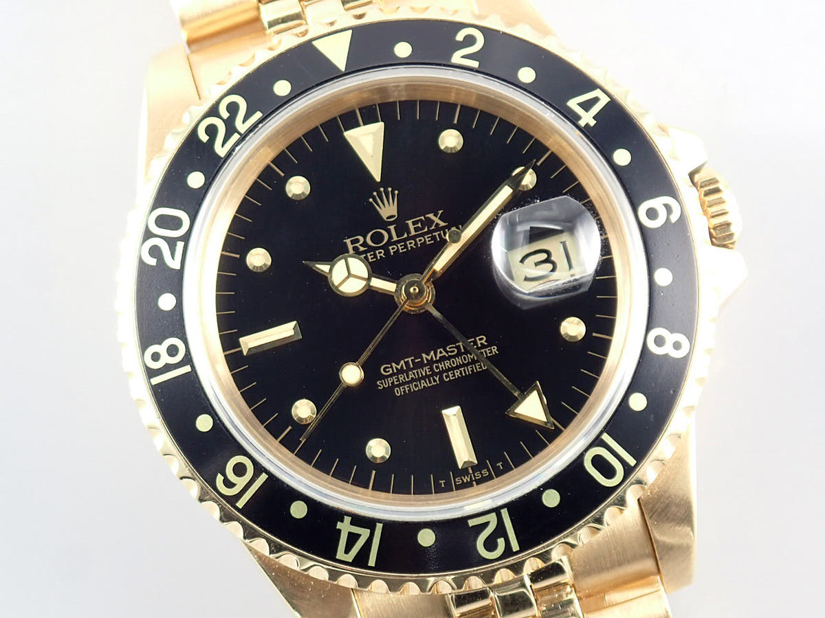 ロレックス GMTマスター Ref.16758 ブラック文字盤 中古 gmt-master-183