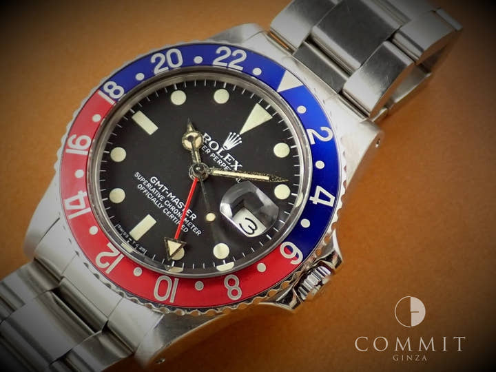 ロレックス GMTマスター Ref.16750 ステンレススチール ブラック文字盤 中古 US8C6HRC