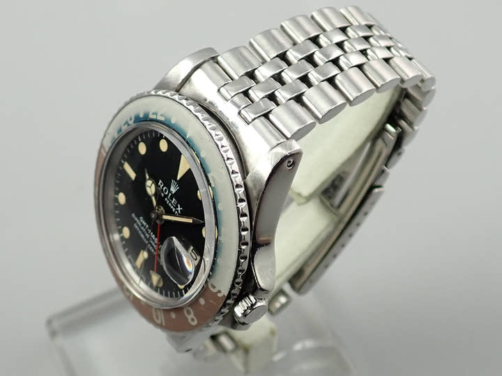 ロレックス GMTマスター Ref.1675 ステンレススチール ブラック文字盤 ジュビリーブレスレット 中古 M559CZ1H