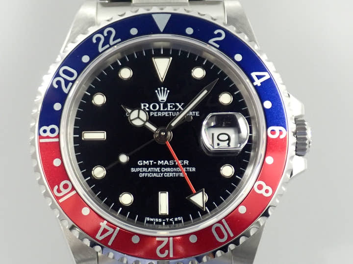 ロレックス GMTマスター Ref.16700 ブラック文字盤 中古 gmt-master-193 オイスターブレスレット