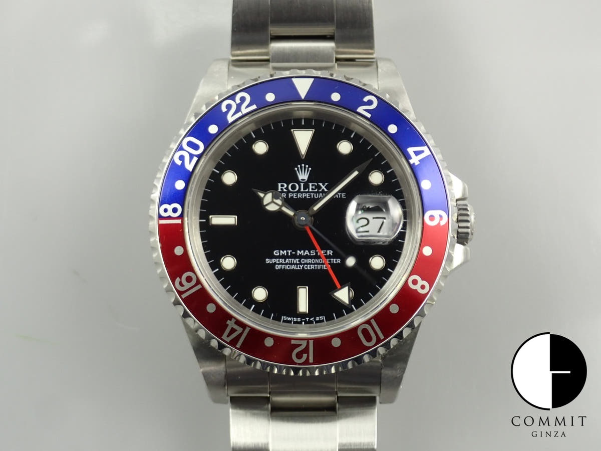 ロレックス GMTマスター Ref.16700 ブラック文字盤 中古 HCFA3A87
