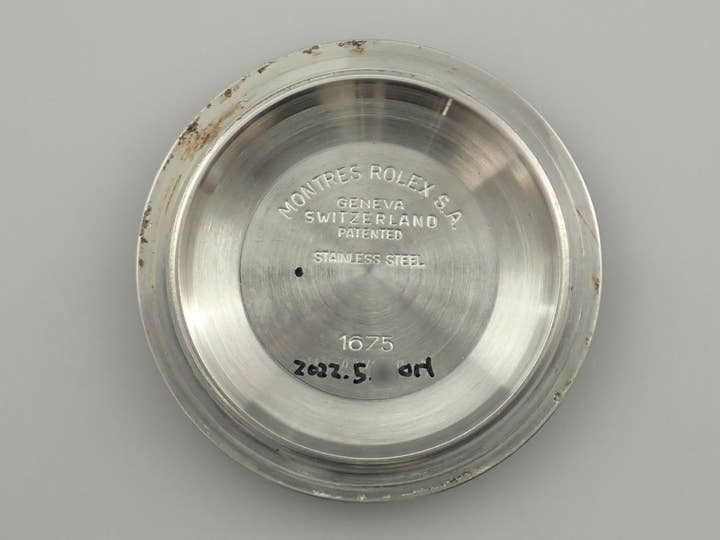 ロレックス GMTマスター Ref.1675 ステンレススチール ブラック文字盤 オイスターブレスレット