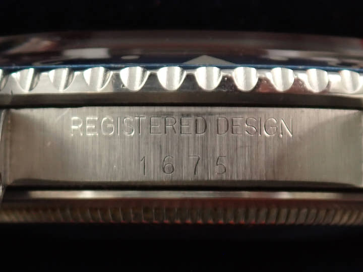 ロレックス GMTマスター Ref.1675 ステンレススチール ブラック文字盤 オイスターブレスレット