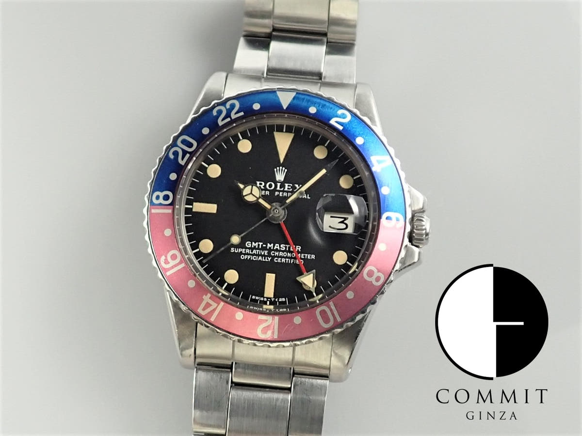 ロレックス GMTマスター Ref.1675 ブラック文字盤 中古 gmt-master-194