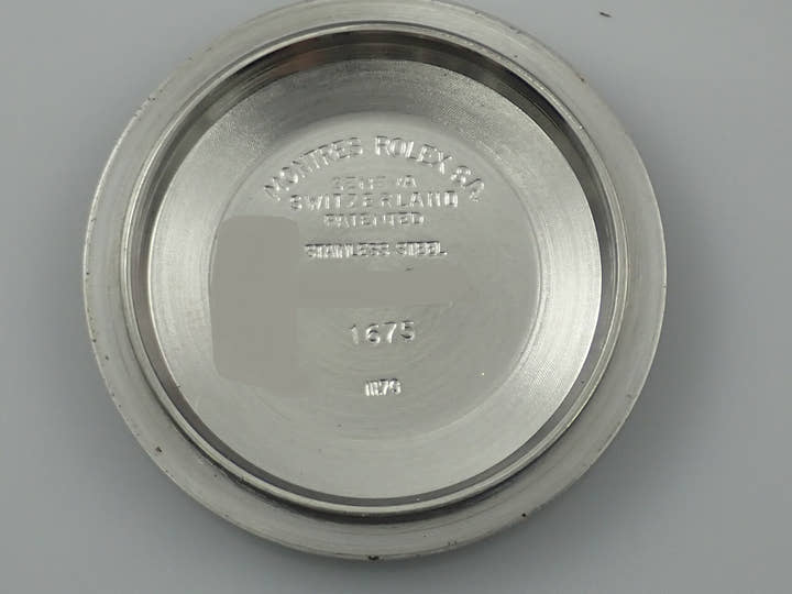 ロレックス GMTマスター Ref.1675 ブラック文字盤 中古 gmt-master-194 オイスターブレスレット