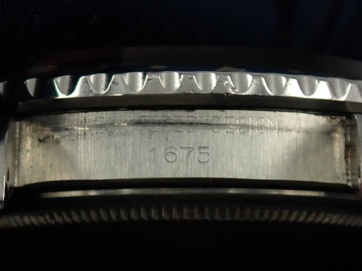 ロレックス GMTマスター Ref.1675 ブラック文字盤 中古 gmt-master-194 オイスターブレスレット