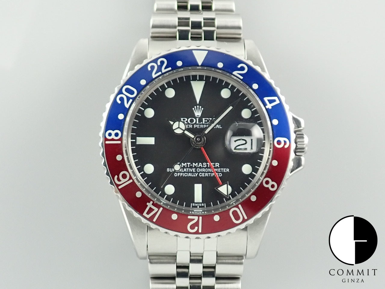 Rolex GMT Master Red and Blue Bezel &lt;International Service Warranty&gt;