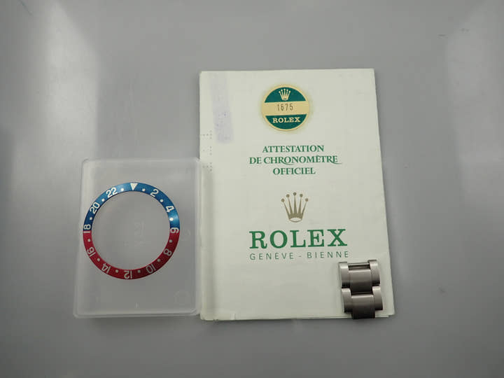 ロレックス GMTマスター Ref.1675 ステンレススチール ブラック文字盤 オイスターブレスレット