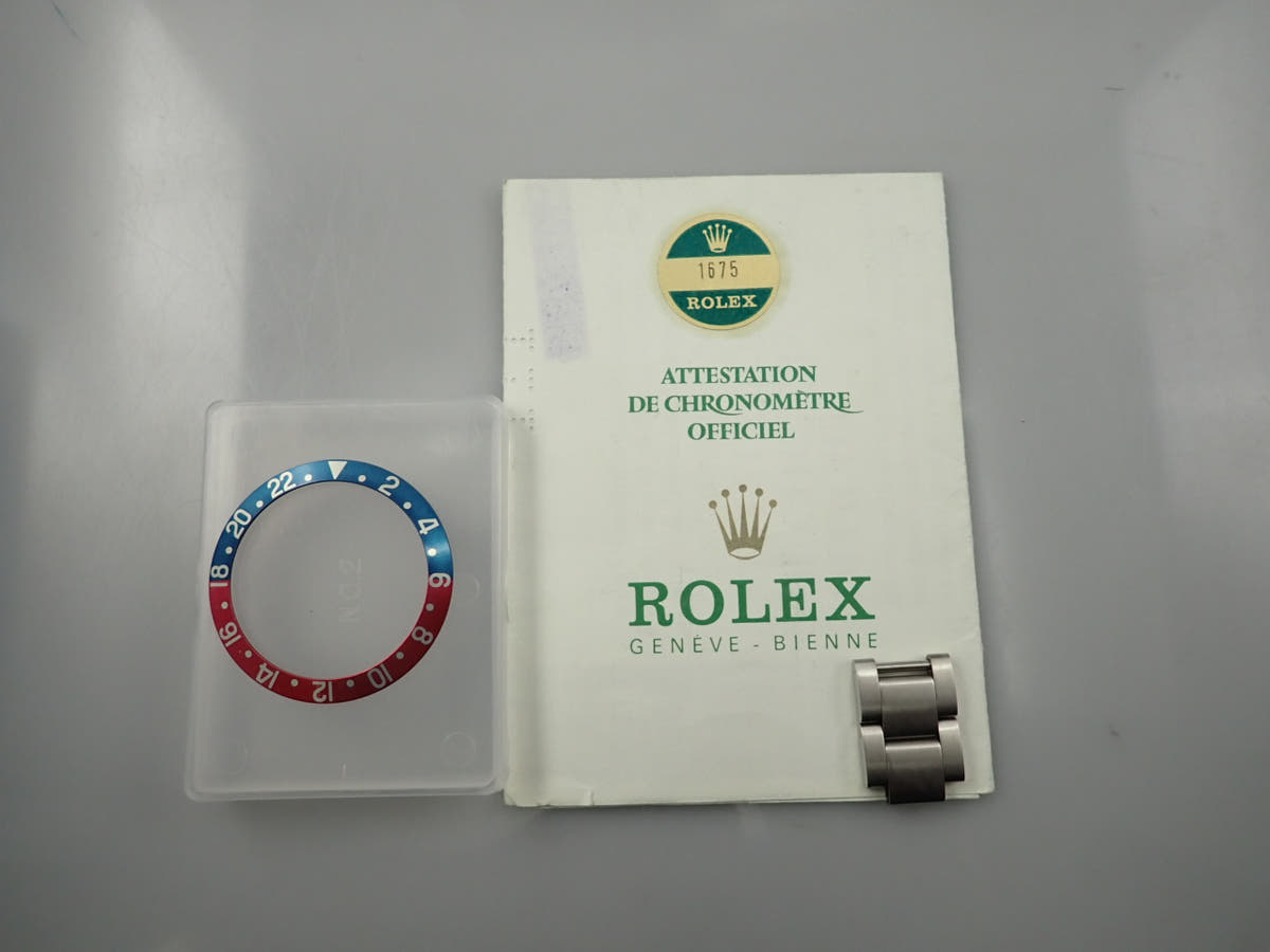 ロレックス GMTマスター Ref.1675 ブラック文字盤 中古 42582AAY