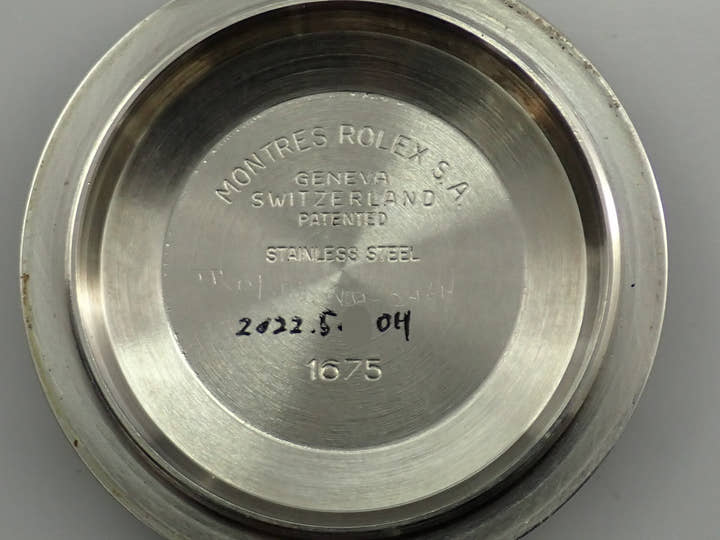 ロレックス GMTマスター Ref.1675 ステンレススチール ブラック文字盤 オイスターブレスレット