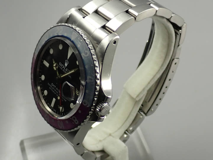 ロレックス GMTマスター Ref.1675 ステンレススチール ブラック文字盤 オイスターブレスレット