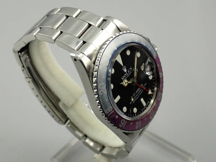 ロレックス GMTマスター Ref.1675 ステンレススチール ブラック文字盤 オイスターブレスレット