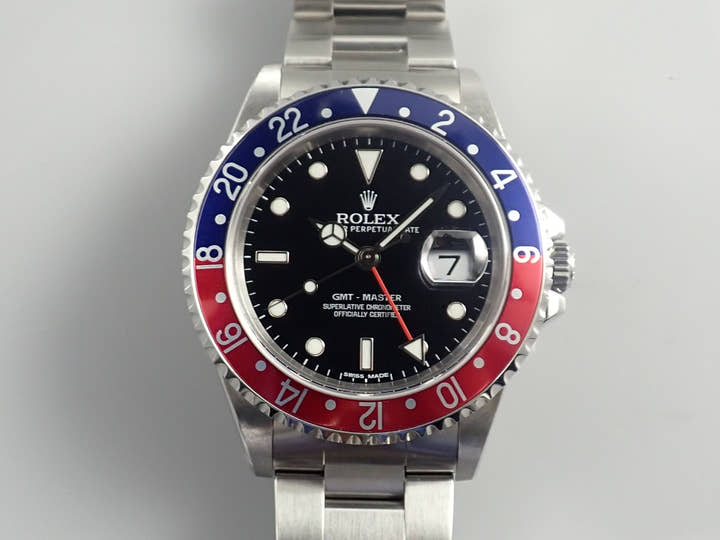 ロレックス GMTマスター Ref.16700 ステンレススチール ブラック文字盤 オイスターブレスレット