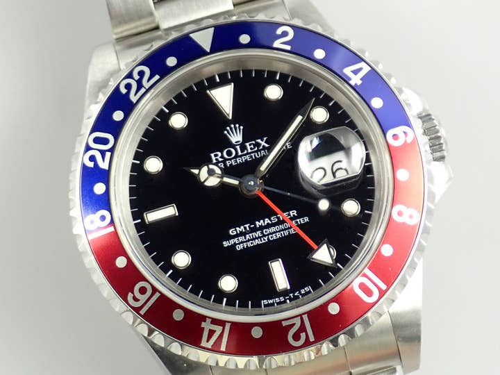 ロレックス GMTマスター Ref.16700 ステンレススチール ブラック文字盤 オイスターブレスレット