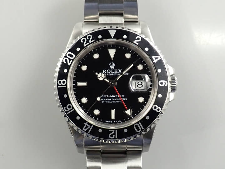 Rolex GMT-Master Ref. 16700 Stainless Steel Black Dial Oyster Bracelet