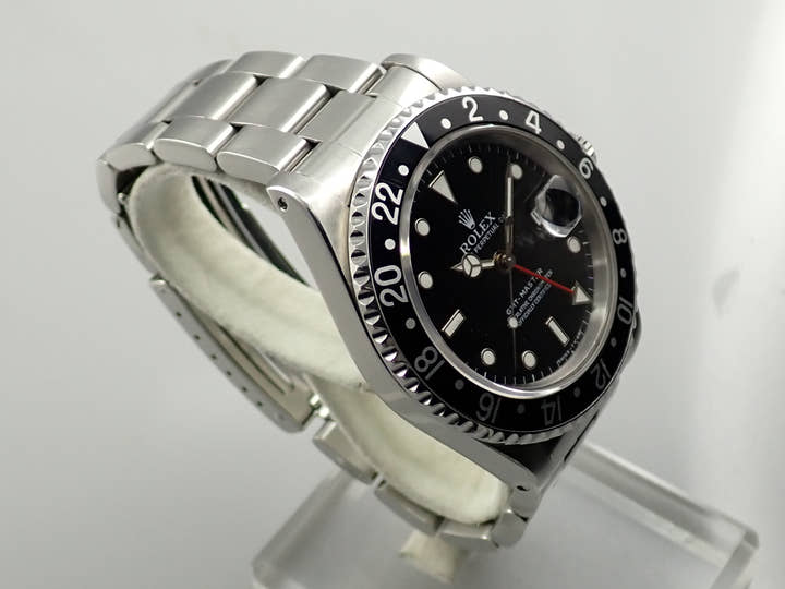 Rolex GMT-Master Ref. 16700 Stainless Steel Black Dial Oyster Bracelet