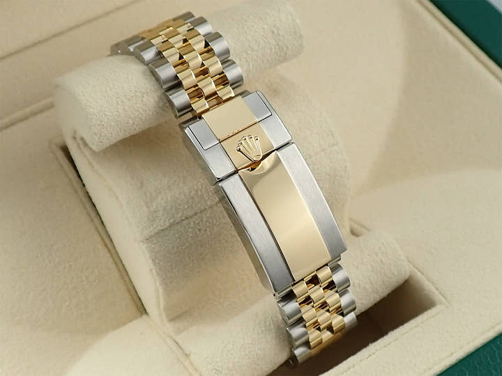 Rolex GMT-Master II Ref. 126713GRNR Stainless Steel/Yellow Gold Black Dial Jubilee Bracelet