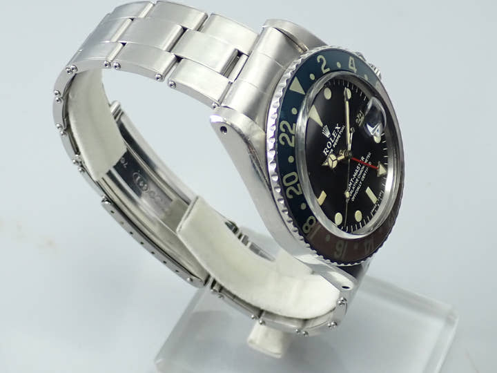 ロレックス GMTマスター Ref.1675 ステンレススチール ブラック文字盤 オイスターブレスレット