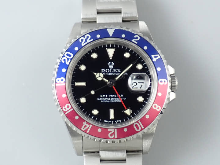 ロレックス GMTマスター Ref.16700 ステンレススチール ブラック文字盤 オイスターブレスレット