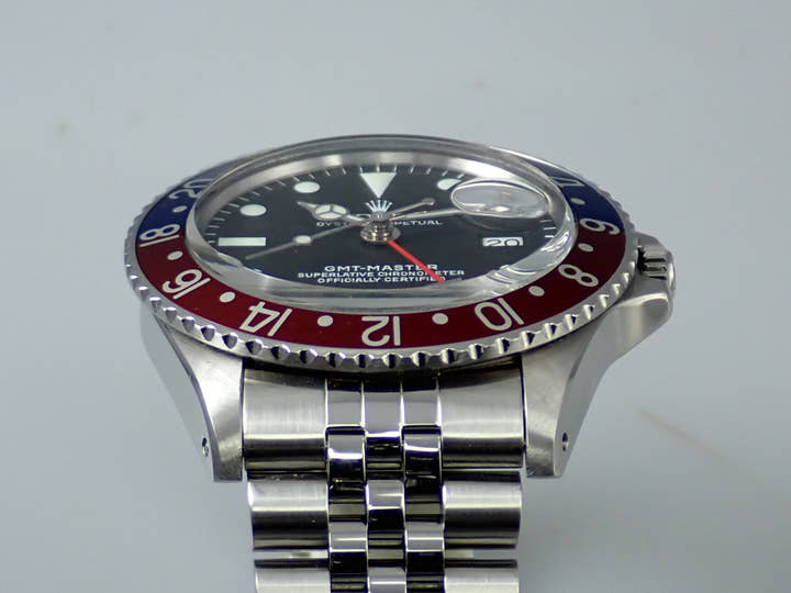ロレックス GMTマスター Ref.1675/0 ステンレススチール ブラック文字盤 ジュビリーブレスレット