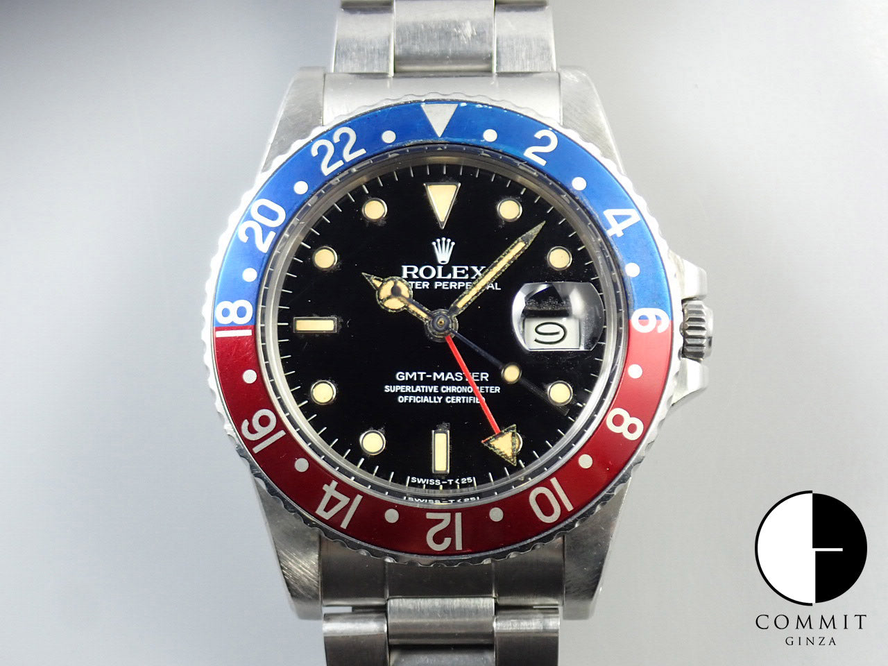 Rolex GMT Master Ref.16750 SS Black Dial