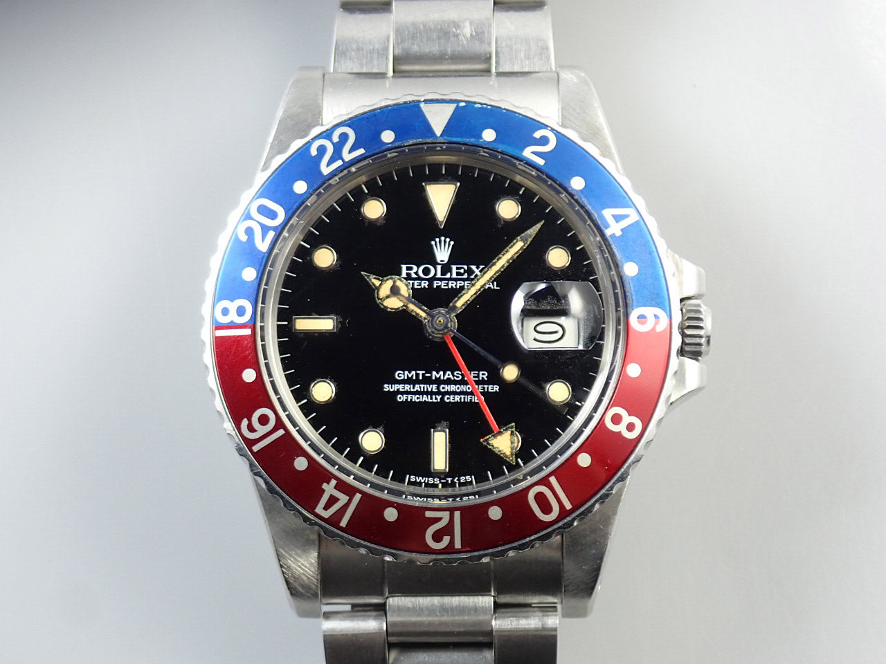 Rolex GMT Master Ref.16750 SS Black Dial