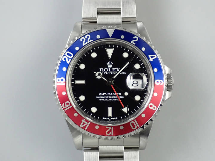 ロレックス GMTマスター Ref.16700 ステンレススチール ブラック文字盤 オイスターブレスレット