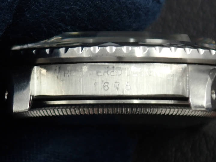 ロレックス GMTマスター Ref.1675 ステンレススチール ブラック文字盤 ジュビリーブレスレット 中古 PF5U5MVJ