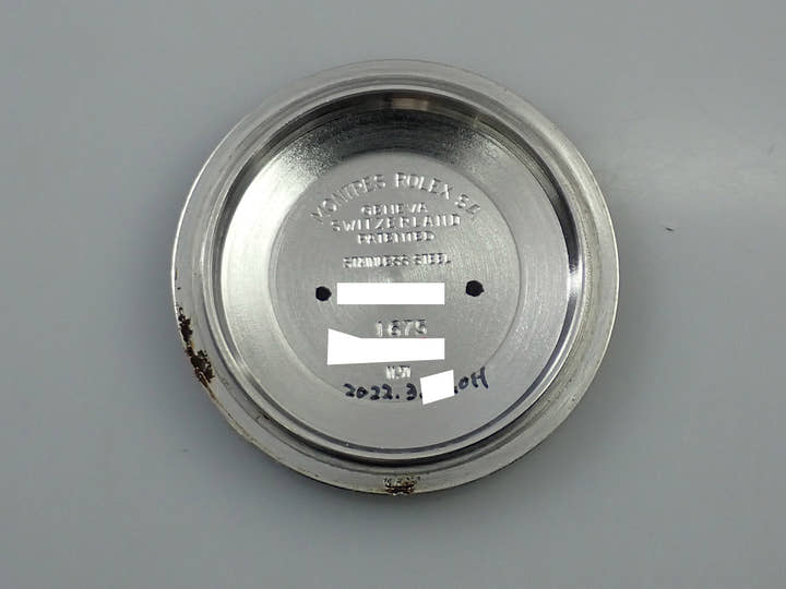 ロレックス GMTマスター Ref.1675 ステンレススチール ブラック文字盤 ジュビリーブレスレット 中古 PF5U5MVJ