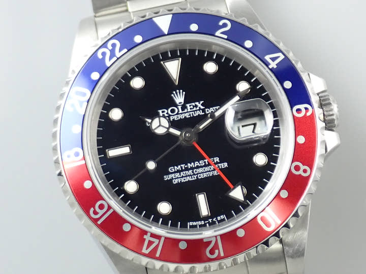 ロレックス GMTマスター Ref.16700 ステンレススチール ブラック文字盤 オイスターブレスレット