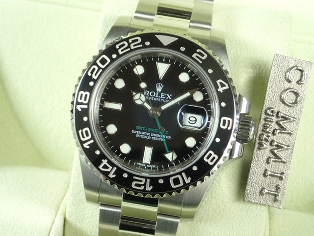 Rolex GMT Master II Black Bezel G Series