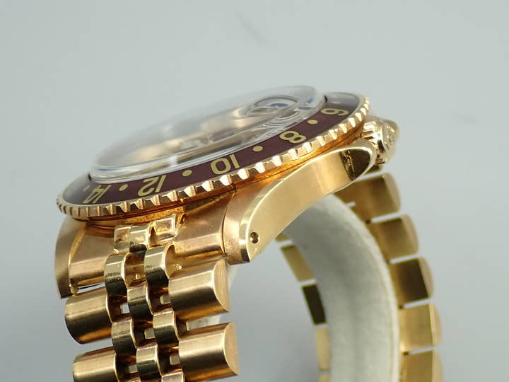 ロレックス GMTマスター Ref.1675/8 イエローゴールド ブラウン文字盤 ジュビリーブレスレット 中古 384M2331
