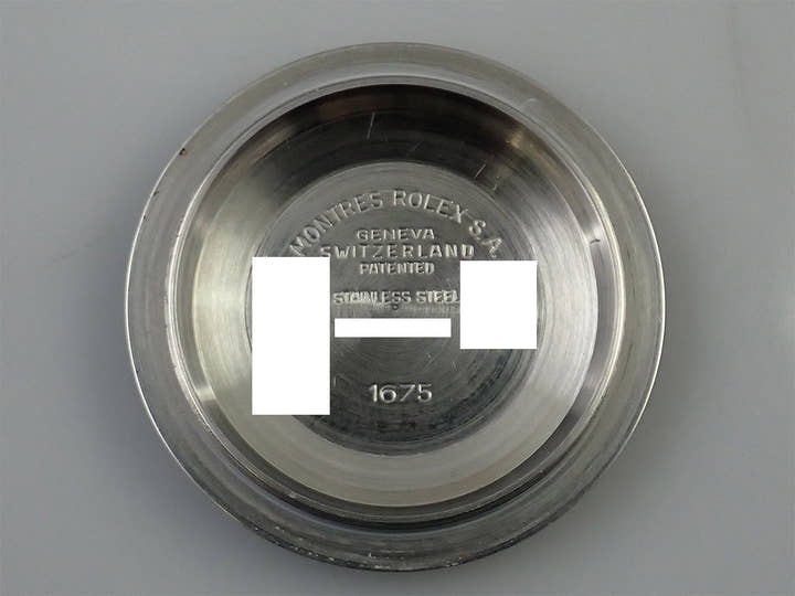 ロレックス GMTマスター Ref.1675 ステンレススチール ブラック文字盤 オイスターブレスレット