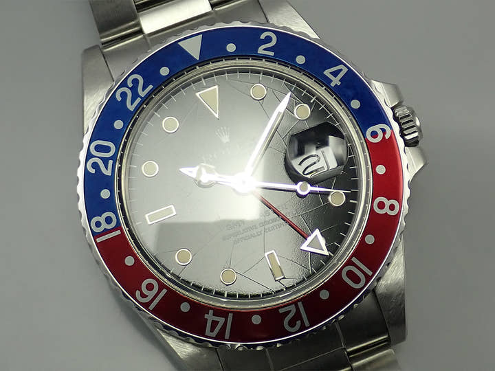 ロレックス GMTマスター Ref.16750 ステンレススチール ブラック文字盤 中古 UZZWF817