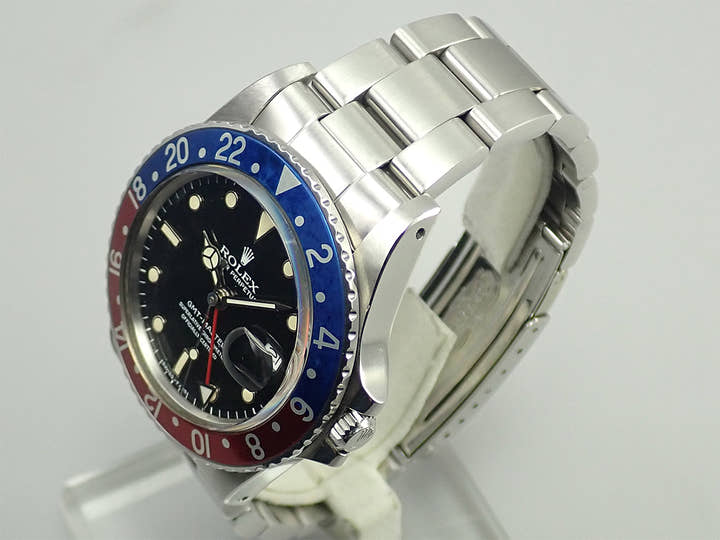 ロレックス GMTマスター Ref.16750 ステンレススチール ブラック文字盤 中古 UZZWF817