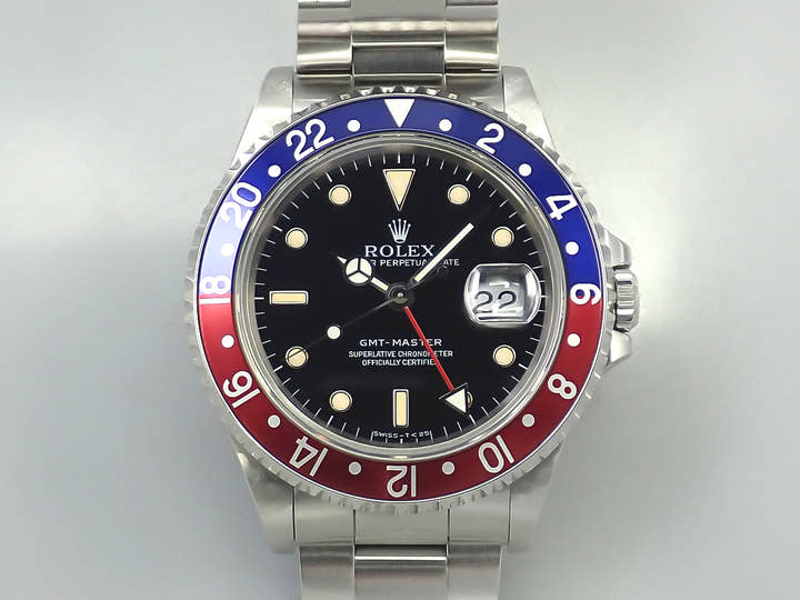 ロレックス GMTマスター Ref.16700 ステンレススチール ブラック文字盤 オイスターブレスレット