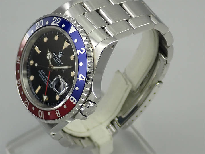 ロレックス GMTマスター Ref.16700 ステンレススチール ブラック文字盤 オイスターブレスレット