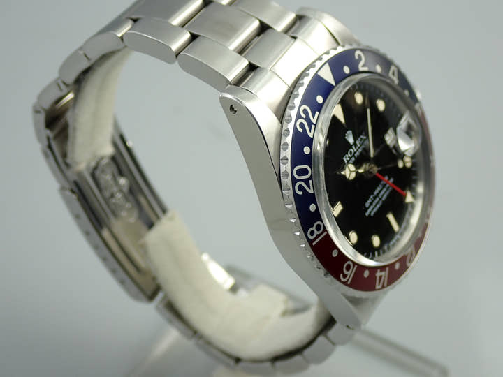 ロレックス GMTマスター Ref.16750 ステンレススチール ブラック文字盤 中古 9SU1H614