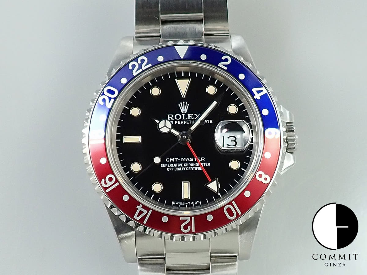 ロレックス GMTマスター Ref.16700 ステンレススチール ブラック文字盤 オイスターブレスレット