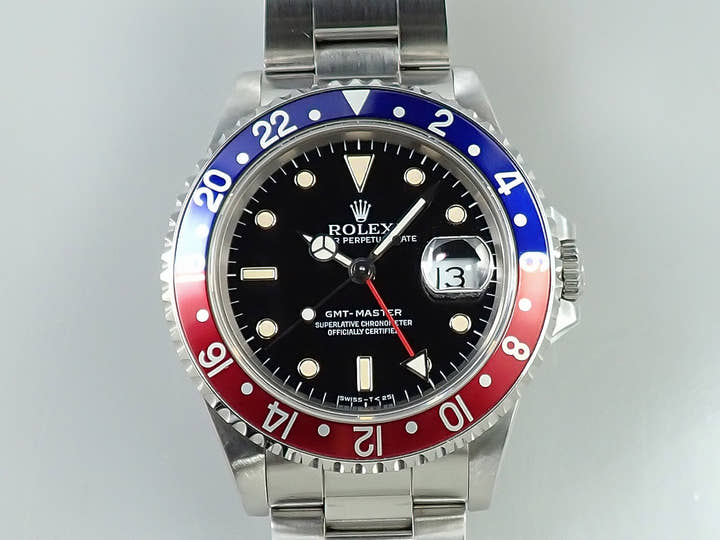 ロレックス GMTマスター Ref.16700 ステンレススチール ブラック文字盤 オイスターブレスレット