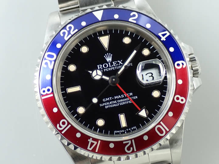 ロレックス GMTマスター Ref.16700 ステンレススチール ブラック文字盤 オイスターブレスレット
