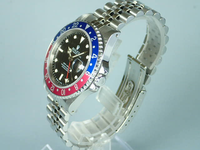 ロレックス GMTマスター Ref.16700 ブラック文字盤 中古 gmt-master-23 ジュビリーブレスレット