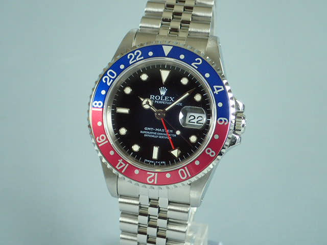 ロレックス GMTマスター Ref.16700 ブラック文字盤 中古 gmt-master-23 ジュビリーブレスレット