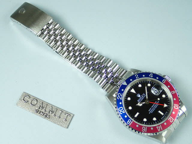 ロレックス GMTマスター Ref.16700 ブラック文字盤 中古 gmt-master-23 ジュビリーブレスレット
