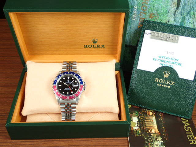 ロレックス GMTマスター Ref.16700 ブラック文字盤 中古 gmt-master-23 ジュビリーブレスレット